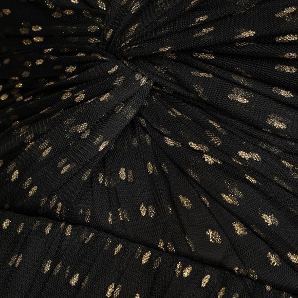 Lulu’s Destined for Dancing Black Polka Dot Mesh Strapless Mini Dress Medium - Picture 16 of 16